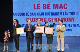 Việt Nam giành 17 Huy chương Vàng tại Liên hoan Quốc tế Sân khấu thử nghiệm